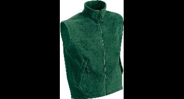 James and Nicholson Unisex Vlies Vest (Donkergroen)