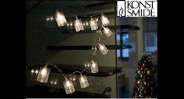 Konstsmide LED lichtsnoer - Hologram-effect - 10 LED - Warm wit