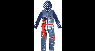 Ladybug Miraculous onesie - blauw - Maat: 104 / 4 jaar