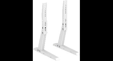 Tafelstandaard voor 13-37 inch schermen tot 35kg Wit (2 stuks)