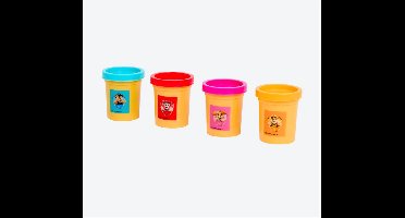 Paw Patrol Klei 4x55g Met Stempels – Boetseerklei Set voor Kinderen – Nickelodeon Speelgoed – Creatief Spelen met Chase, Marshall, Skye & Rubble – Kindvriendelijk & Niet Giftig – Voor Peuters & Kleuters – Cadeau voor Jongens & Meisjes vanaf 3 Jaar