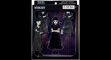 Loungefly Wednesday by Loungefly Enamel Pins 4-Set Wednesday Addams Paper Doll 3 cm Pins & Brooches