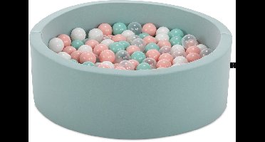 Skye Decor, Ballenbak met ballen, Bubble Pop 200 v2 - Mint, Katoen, Mint, 7 x 7 cm