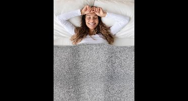 Boraboi® Zomerse Badstof Deken van Katoen in Grijs voor Comfort en Frisse Nachten 150 x 200 cm