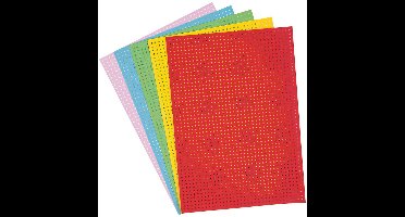 Borduurkarton 10 stuks Kleuren assortiment - Rico Design