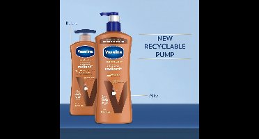 Vaseline Intensive Care Body Lotion Cocoa Radiant | Ultra-Hydraterende Lipids en Pure Cacao Boter voor Langdurige, Stralende