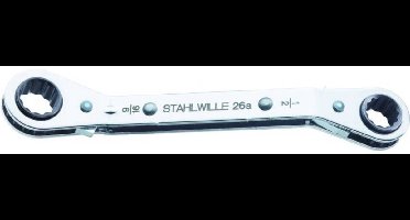 Stahlwille 41551620 26A 1/4 X 5/16 RATSCHENRINGSCHLUESSEL Dubbele ringsleutelratelset Sleutelbreedte (inch) 1/4 - 5/16