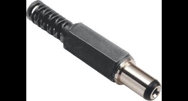 BKL Electronic 072602 Laagspannings-connector Stekker, recht 5 mm 2.1 mm 1 stuk(s)