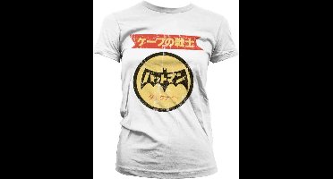 DC Comics Batman Dames Tshirt -2XL- Japanese Retro Logo Wit