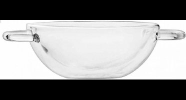Luigi Bormioli - Set van 2 serveerkommen - Model: Wok - Doorzichtig Thermisch Glas - Inhoud: 17,5 cl - Diameter: 10,8 cm