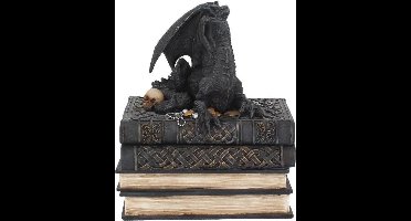 Nemesis Now - Secrets Of The Dragon Decoratieve opbergdoos - Draak - Zwart
