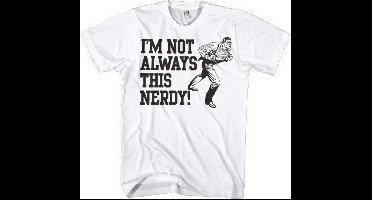 DC Comics Superman Heren Tshirt -L- I'm Not Always This Nerdy Wit