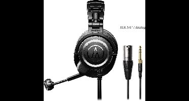 Audio-Technica ATH-M50XSTS hoofdtelefoon/headset Bedraad Hoofdband Gamen Zwart