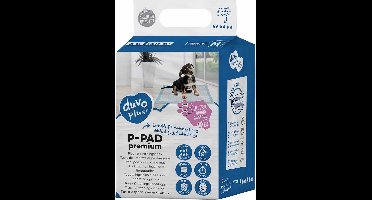 duvoplus P-Pad Premium Geurcontrole - Puppy Training Pads - Plasmatten Hond - Geurcontrole & Lekvrij - XXL 60x90cm - 30 Stuks