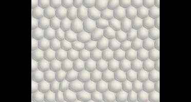 Mac Stopa Vliesbehang 3D Bolletjes Grijs 32720-2