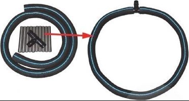 AquaForte Professionele ringbeluchter Ø500mm 19mm tule