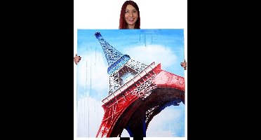 Olieverf schilderij Eiffeltoren 2