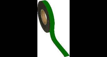 Inwell Magneetband kleur Groen 25mm op rol 5 meter
