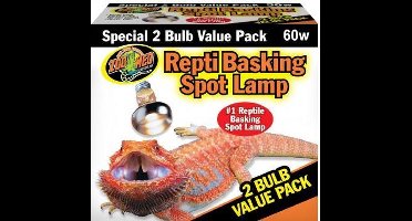 ZM Repti Basking Spot Lamp 60 w. Value Pack