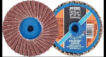 Mini-Polifan Combidisc 50mm K 80 korund Pferd