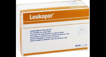 Leukopor Hechtpleister 9,2m x 5cm 6 rollen