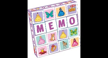 Tactic Memo Prinsessen en Dieren - Memospel - Zoek de Juiste Paren - Betoverende Prinsessen en Schattige Dierenvrienden - Gezelschapsspel voor Kinderen en Families - 2 tot 6 Spelers - Vanaf 3 Jaar