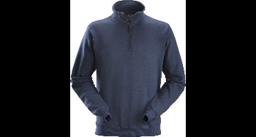 Snickers ½ Zip sweatshirt - Workwear - 2818 - donkerblauw - maat XL