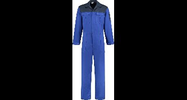 EM Workwear Overall 100% katoen 2-kleurig korenblauw-navy maat 60