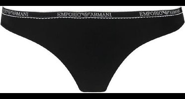 Emporio Armani string dames iconic zwart