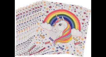 Free And Easy Servetten Eenhoorn Junior 33 X 33 Cm Papier