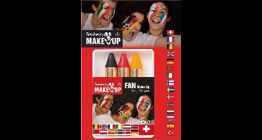 Schmink set krijtjes Duitse vlag - 3 stuks