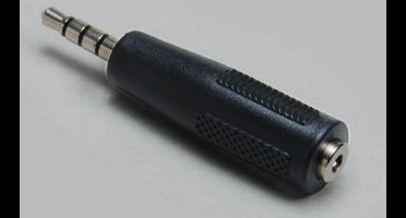 BKL Electronic 1102058 Jackplug-adapter Jackplug male 3,5 mm - Jackplug female 2,5 mm Stereo Aantal polen: 4 Inhoud: 1