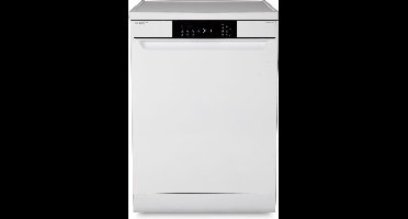 Sharp QWNA1DF45EWEU - vrijstaande vaatwasser - energie label E - 15 couverts - besteklade + topsproeier - wit