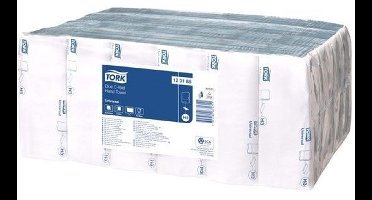 Tork Universal handdoek C-vouw 1-lgs blauw, 25x31cm pak à 4608 stk (120188)