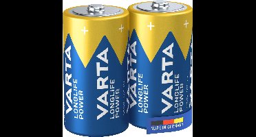 Varta C High Energy 1 verpakking 2 batterijen