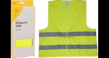 Shell Veiligheidshesje - Reflecterend Veiligheidsvest - Veiligheidshesjes - Fluo hesje volwassenen - Auto veiligheidsset - Geel