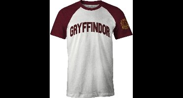 Harry Potter - Gryffindor - T-Shirt - Rood & Wit - M