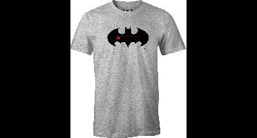 DC Comics - Dead Battery Batman T-Shirt Grey - S