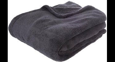 Effen microvezelplaid KIESA