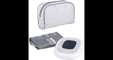 Grundig Bloeddrukmeter Bovenarm - Bloeddruk en Hartslag - LCD Scherm - Incl. Manchet - Wit