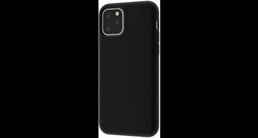 Nova Apple iPhone 11 Pro MAX hoesje - Feel Slim Silicone Case geschikt voor iPhone 11 Pro MAX hoesje - Zwart
