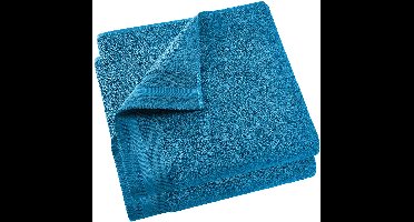 De Witte Lietaer Badlaken Contessa, Lagoon Blue - 70 x 140 cm - 2 stuks - Katoen