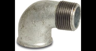 Profec Nr. 92 - Gegalvaniseerde knie 90° 1 1/2x1 1/2