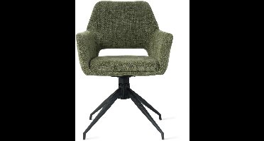 Eetkamerstoel Tess Groen - Giga Meubel - Set van 2