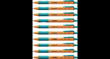 STABILO pointball - Balpen - Navulbaar - Turquoise - Doos 10 stuks