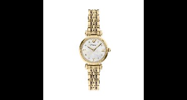 Emporio Armani Vrouwen Horloge 28 mm Goudkleurig