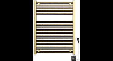 Wiesbaden Elara Elektrische Radiator Smart WiFi 76,6 x 60 cm - Geborsteld Messing