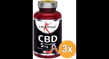 3x Lucovitaal CBD 5mg (180 capsules)