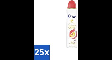 25 x Dove – Deodorant Spray – Peach & White Blossom – 150 ml - Deodorant Spray - Fris - Okselhuid Verzorging - Alcoholvrije Deodorant - Perzik En Witte Bloesem