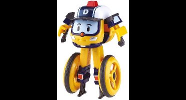 10 cm robotdronefiguurtje - Silverlit – Robocar Poli – 2-in-1 transformerend dronevoertuig